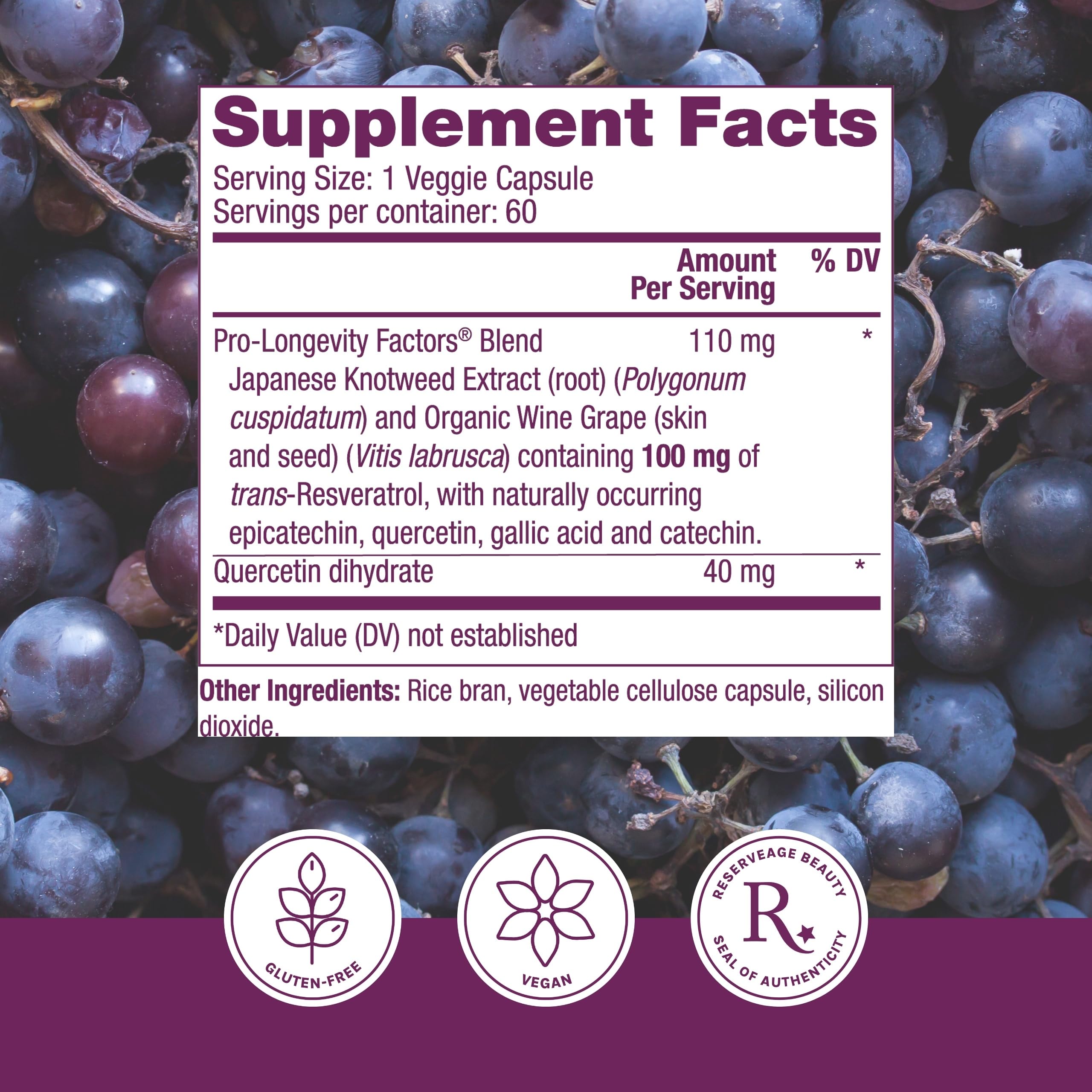 Vegan and Paleo-friendly ingredients: Muscadine grapes and Japanese knotweed