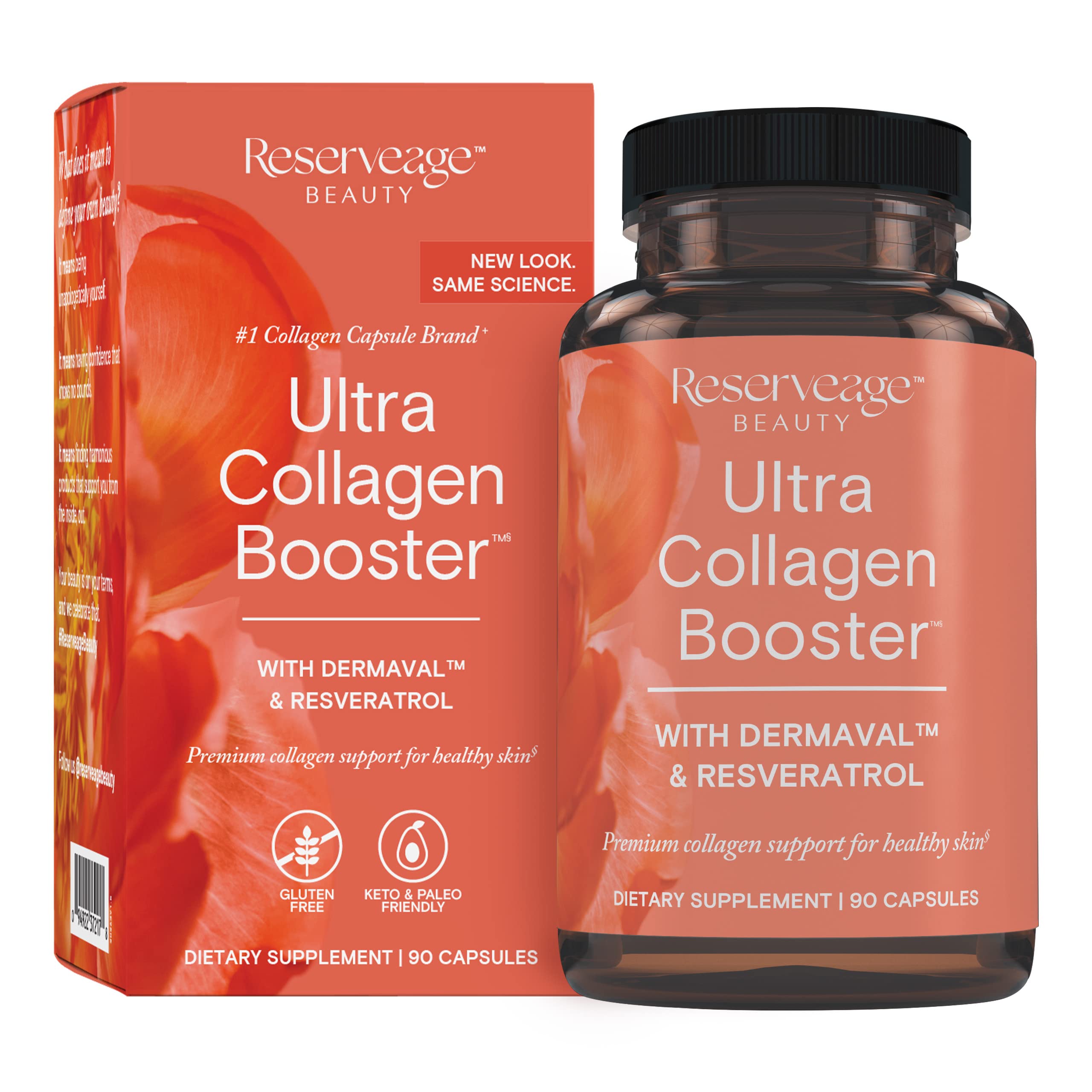 Ultra Collagen Booster bottle with capsules