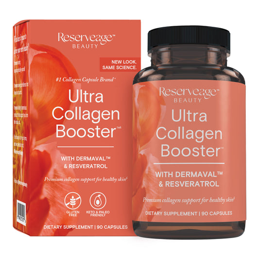 Ultra Collagen Booster bottle with capsules