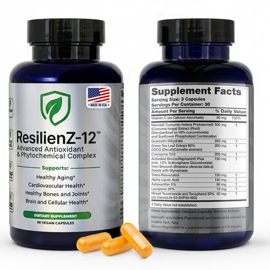 ResilienZ-12 bottle with label