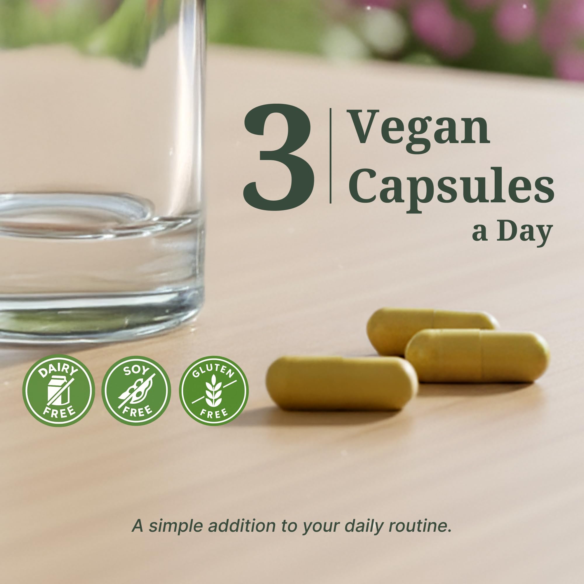 CoQ10 and Quercetin capsules close-up