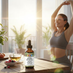 Concept image representing cholesterol support benefits
