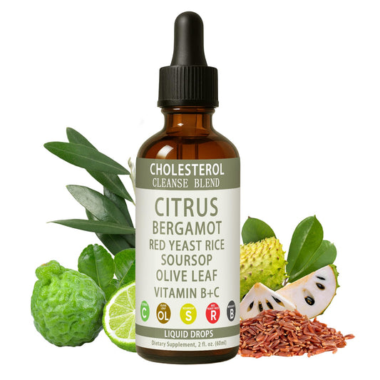 Bottle of RESONA Red Yeast Rice Drops with citrus bergamot