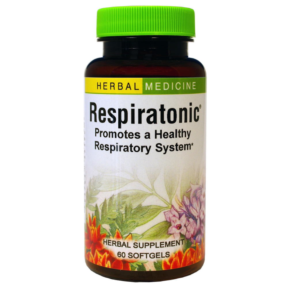Herbs Etc. Respiratonic softgel bottle front view