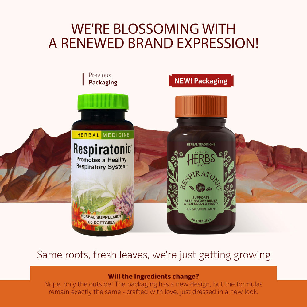 Respiratonic softgel bottle label close-up