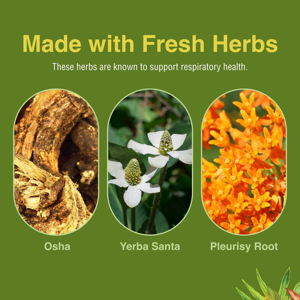 Herbs Etc. branding on Respiratonic packaging