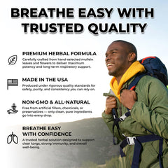 Herbal respiratory support graphic