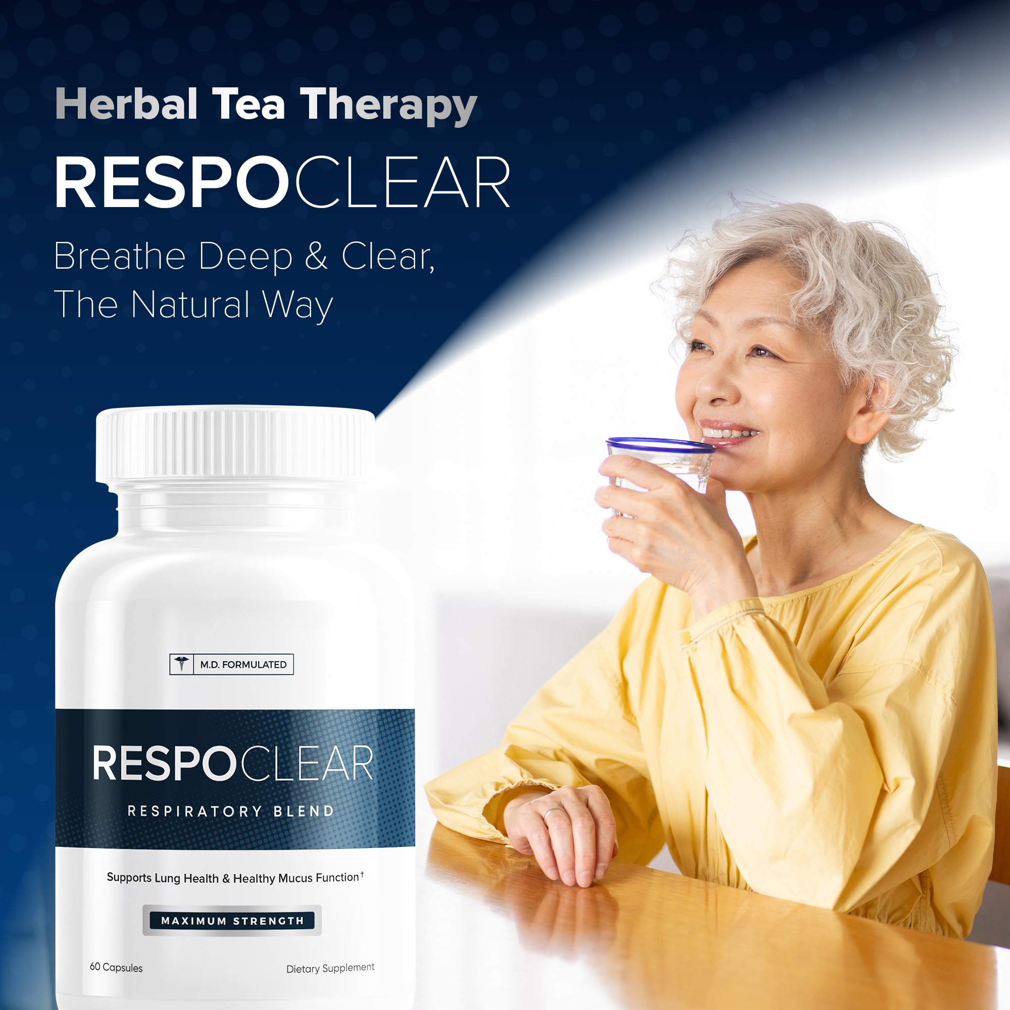 Close-up of NAC, elderberry, and quercetin ingredients used in RespoClear