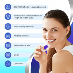 Product restoring clarity to dental devices