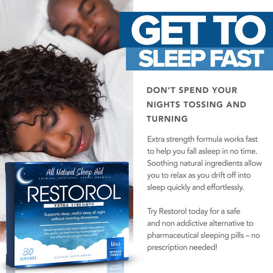 Restorol capsules arranged in a row