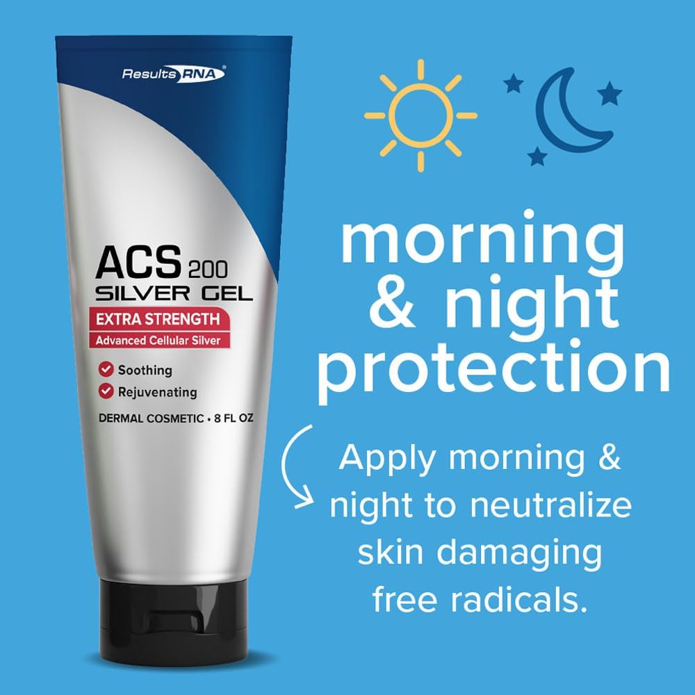 Results RNA ACS 200 gel bottle label emphasizes ingredients and usage directions.