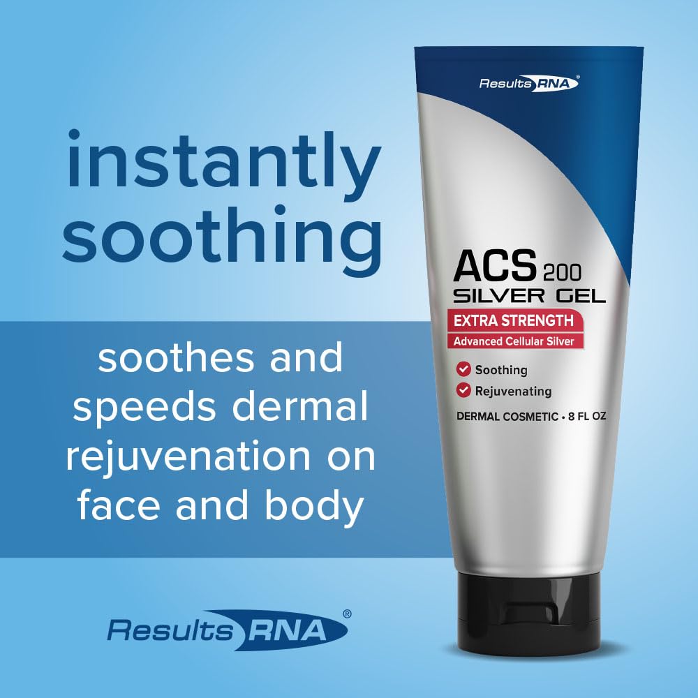 Results RNA ACS 200 Gel texture closeup highlights soothing non greasy feel