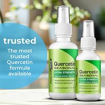 Graphic representing immune support and seasonal relief for Quercetin Seasonal