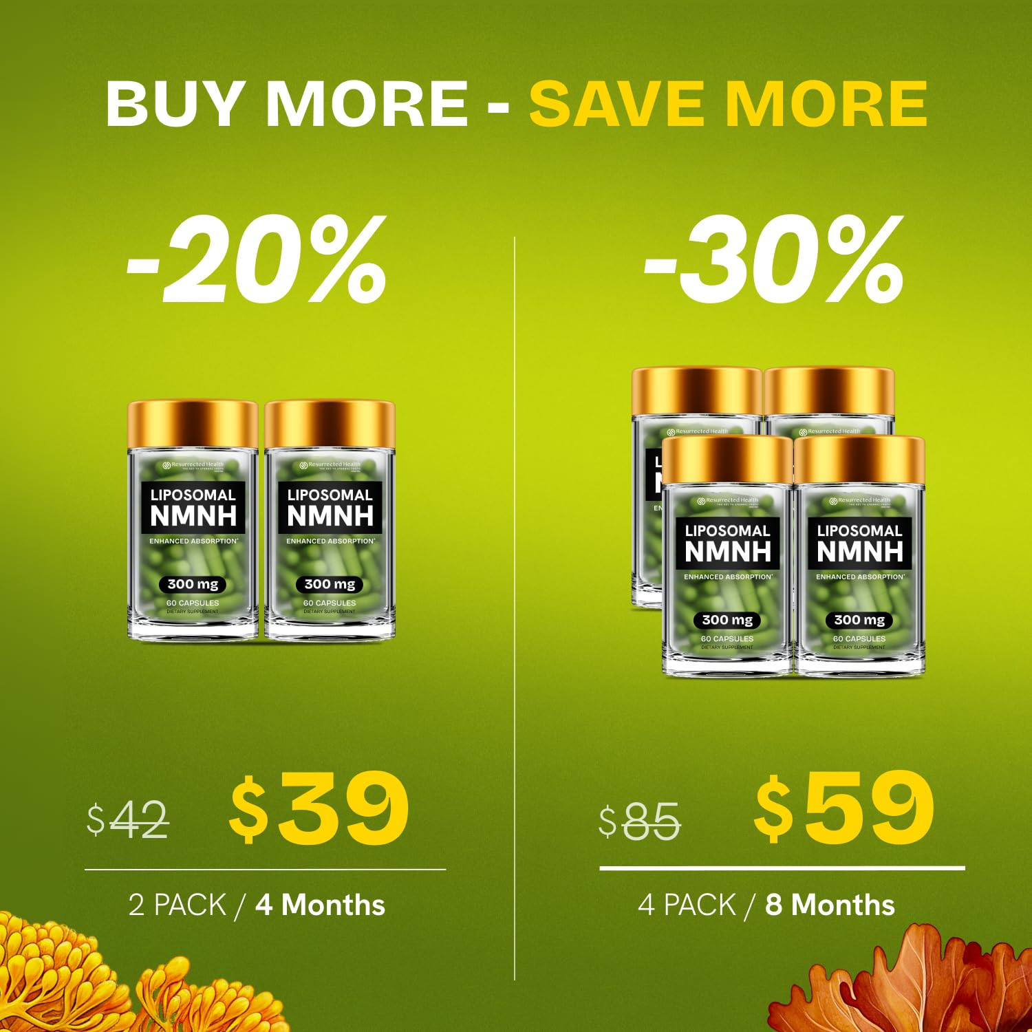 Resurrected Health NMNH pouring capsules demonstrates convenient daily usage.