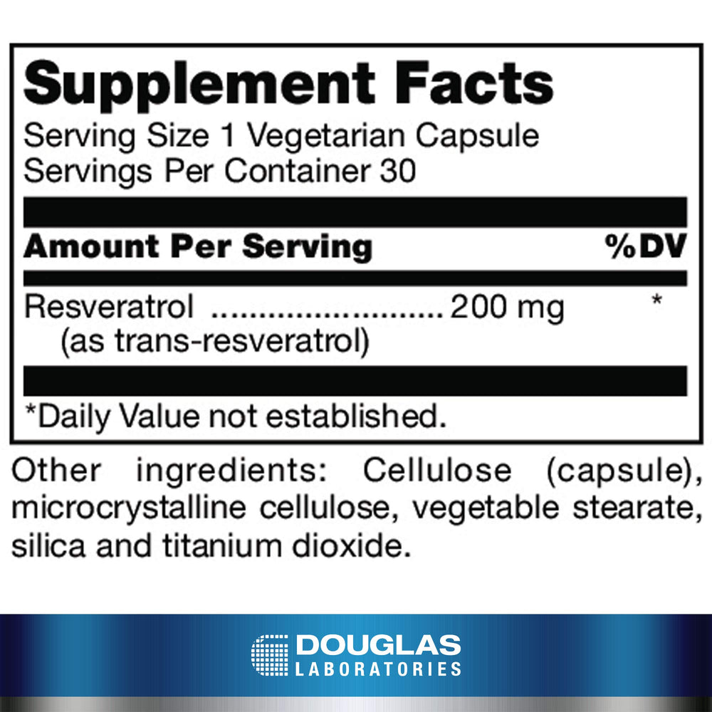 Close-up of resveratrol capsules