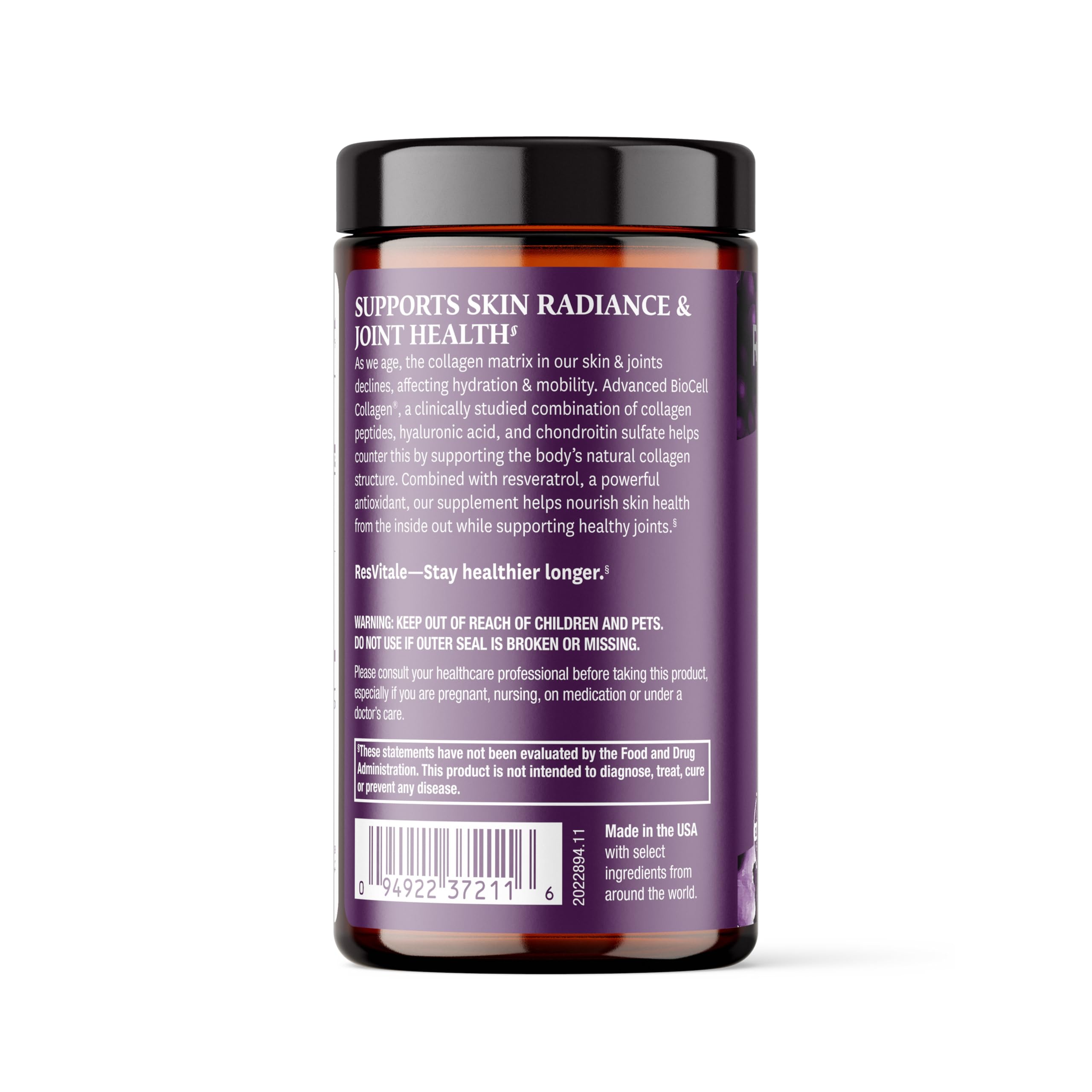 Joint support concept with collagen