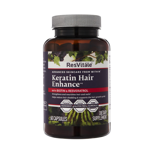ResVitale Keratin Hair Enhance bottle label