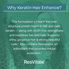 Illustration of healthy hair growth