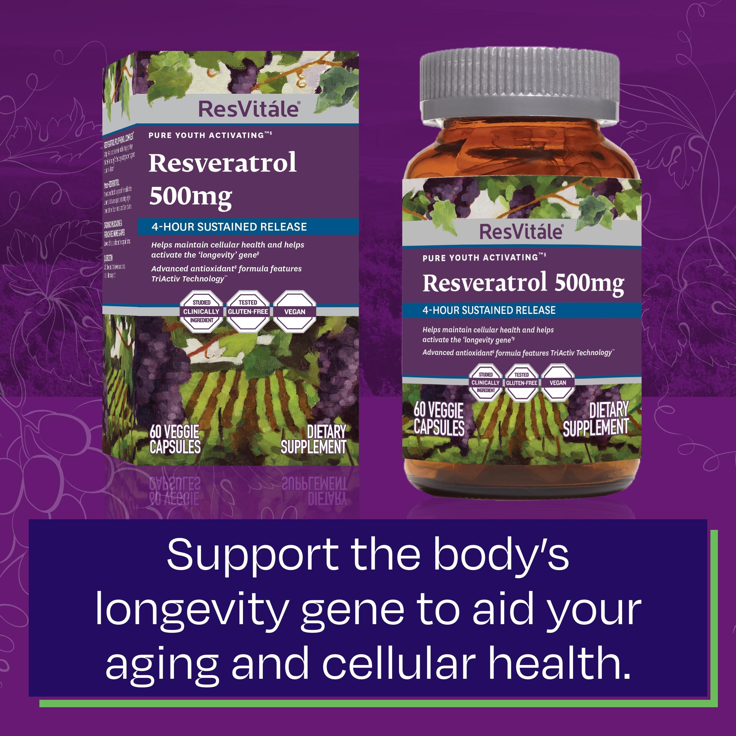 60 veggie capsules per bottle