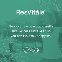 Four-hour sustained-release graphic for ResVitale Resveratrol