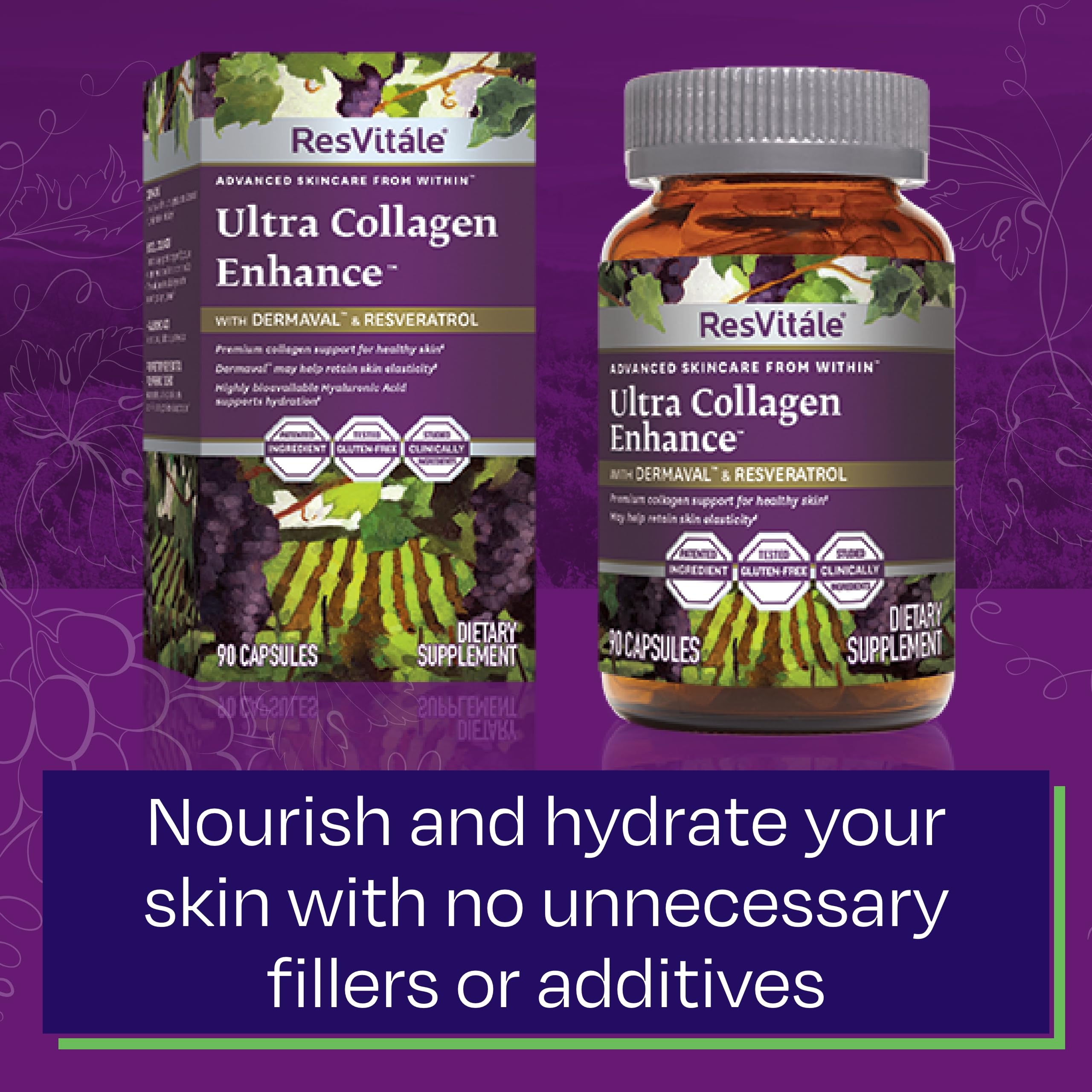 Serving suggestion: three capsules with a meal