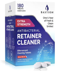Box of Retainer Cleaner and Denture Cleanser with 180 tablets