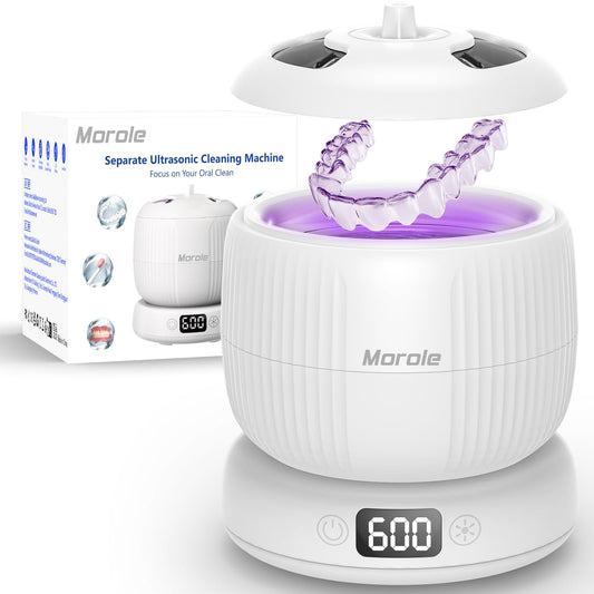 White ultrasonic retainer cleaner machine - front view