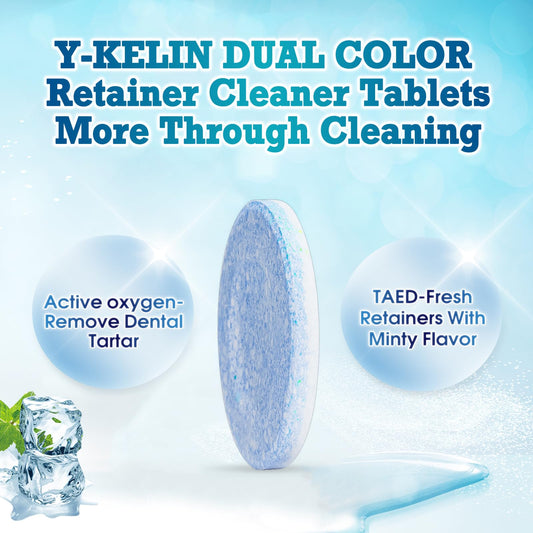 Tablet dissolving in water demonstrating rapid cleaning