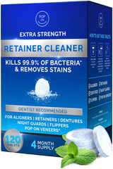 120-count box of retainer cleaner tablets for Invisalign