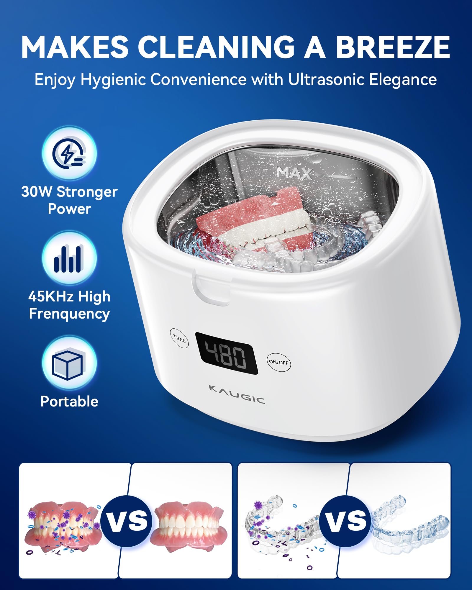 Portable design with 230ml capacity
