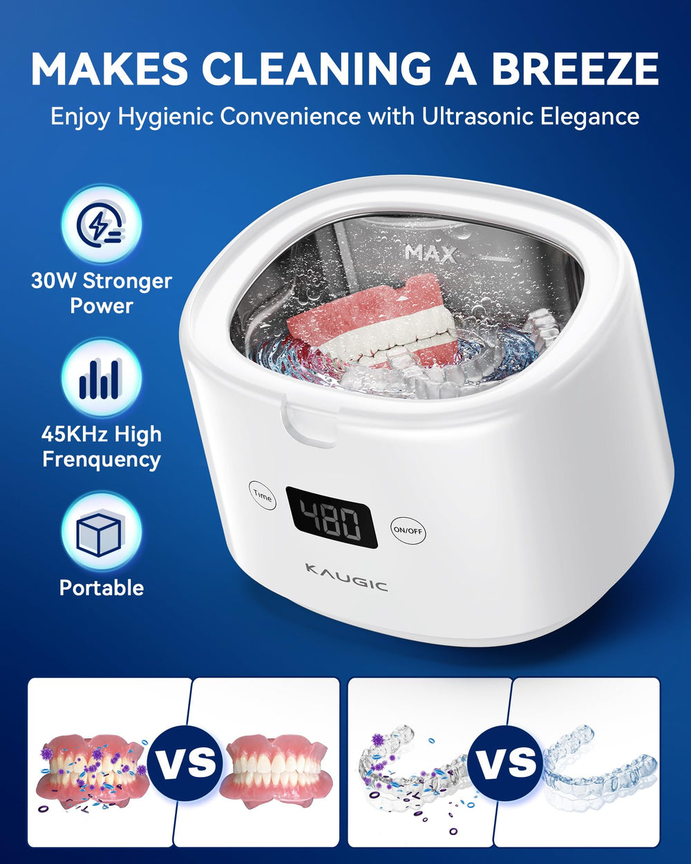 Portable design with 230ml capacity