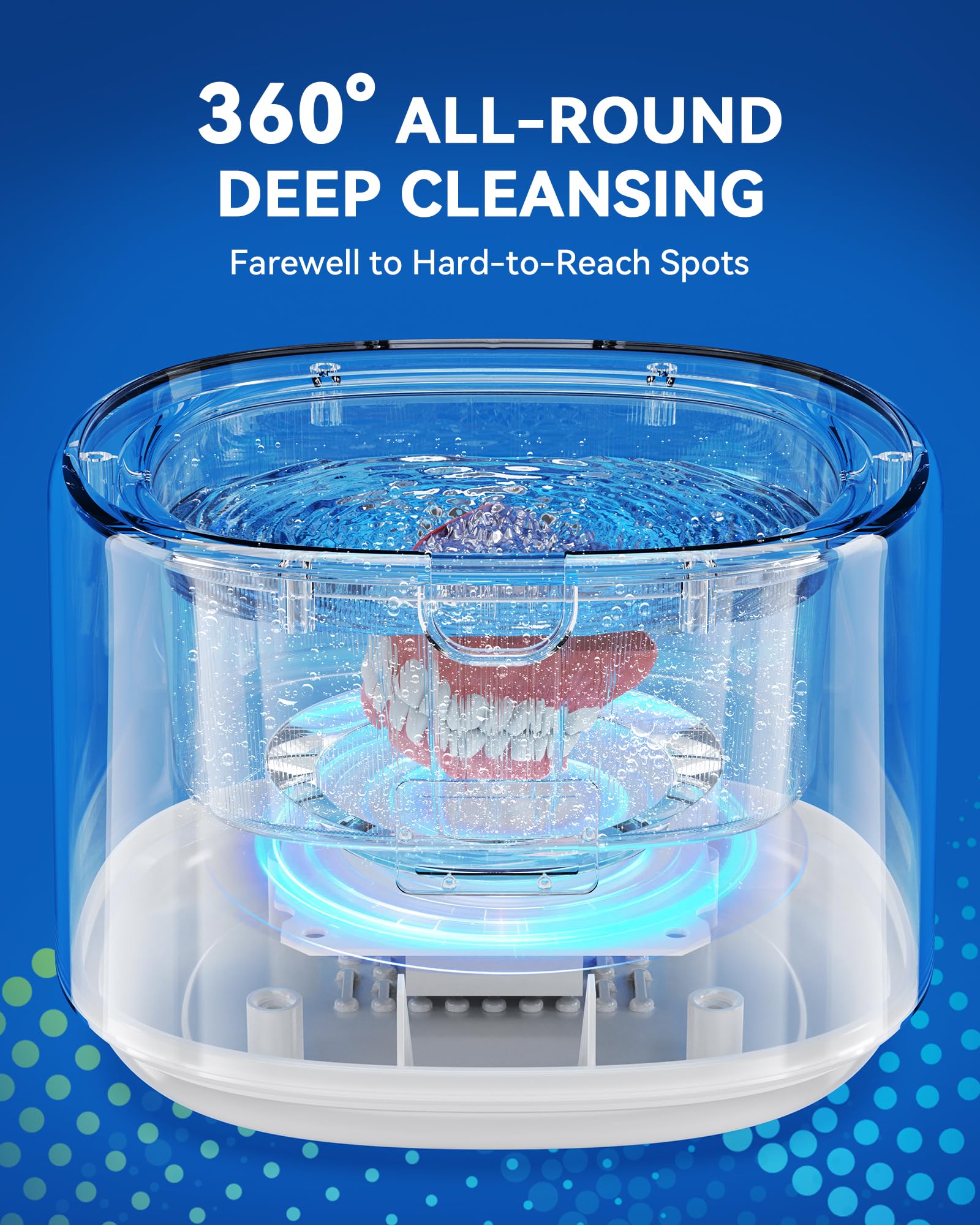 Degassing mode engaged during cleaning