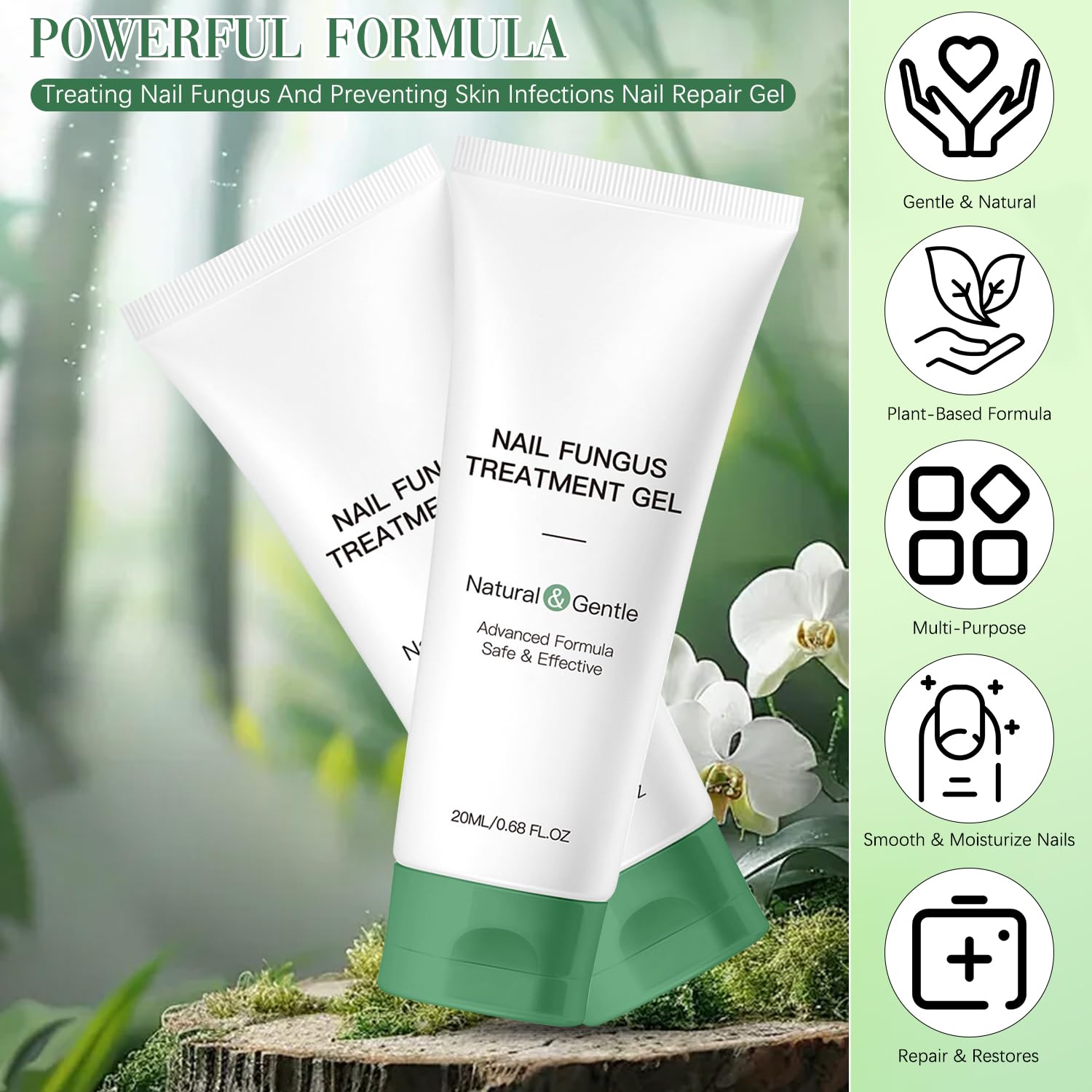 Retigazo Nail Repair Gel texture-closeup highlights lightweight, non-greasy finish