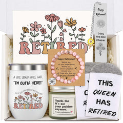 Bracelet and engraved bookmark included in the retirement gift set