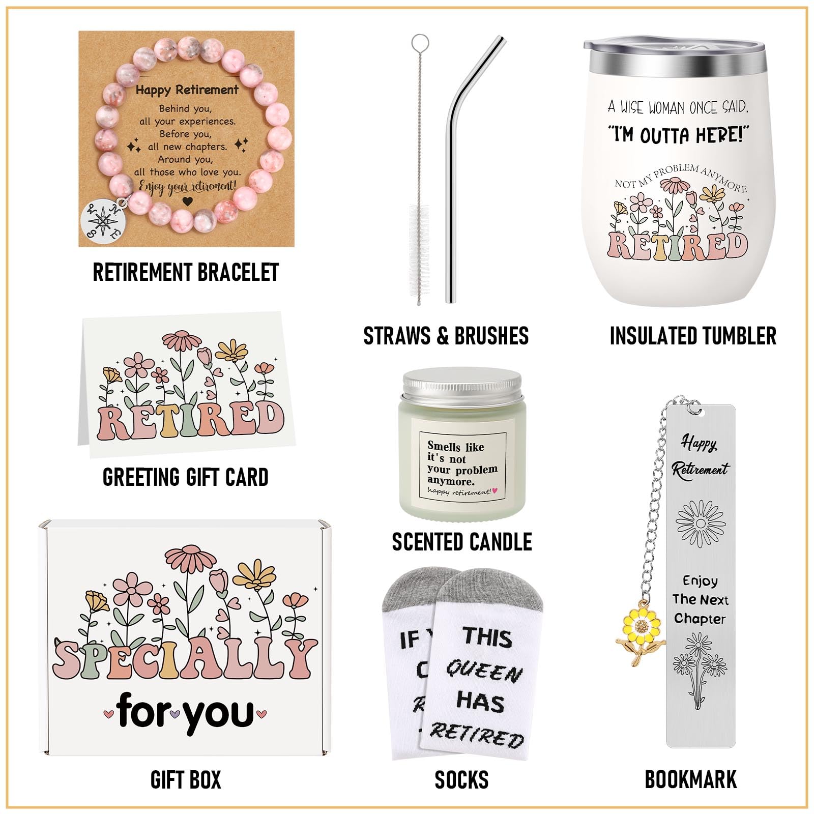4oz scented candle from the retirement gift set