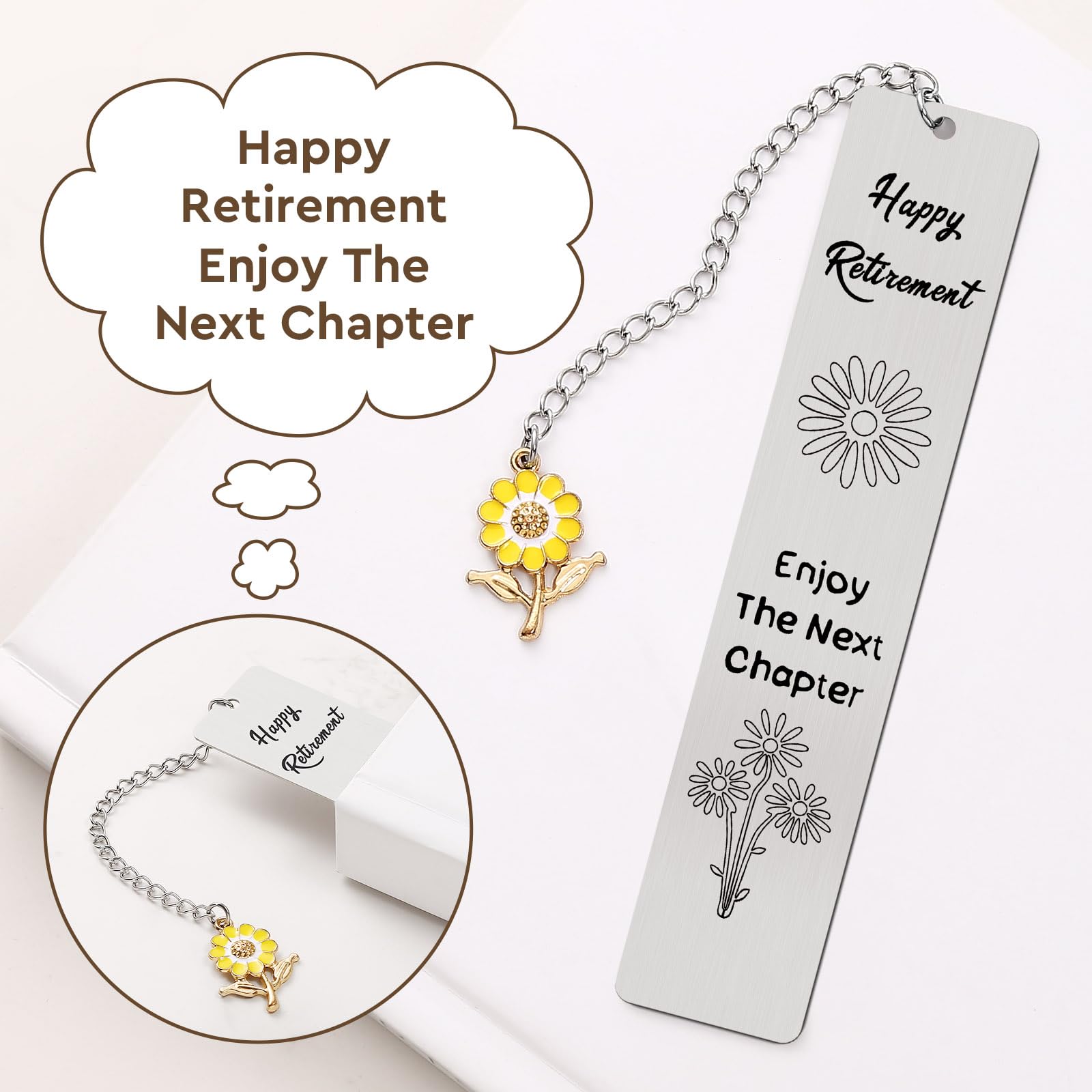 Gift card and elegant gift box for the retirement gift set