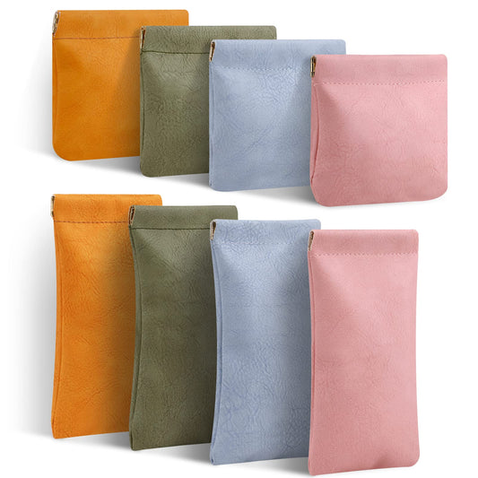 RETON pocket makeup bag pink keeps cosmetics organized on the go.