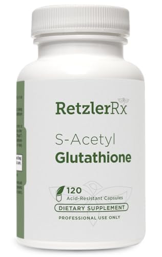 RetzlerRx S-Acetyl Glutathione 100 mg capsule bottle