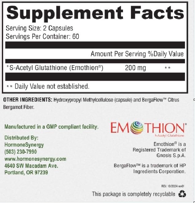 Non-GMO, soy-free, gluten-free labeling on bottle