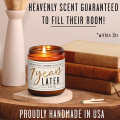Eco-friendly reusable jar and packaging for the candle