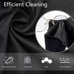 Reusable microfiber cleaning cloths drying after wash