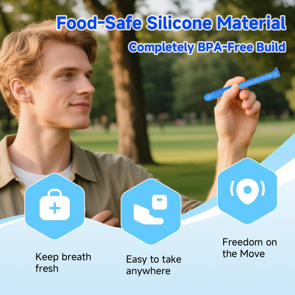 Reusable silicone breather stick for long-lasting use
