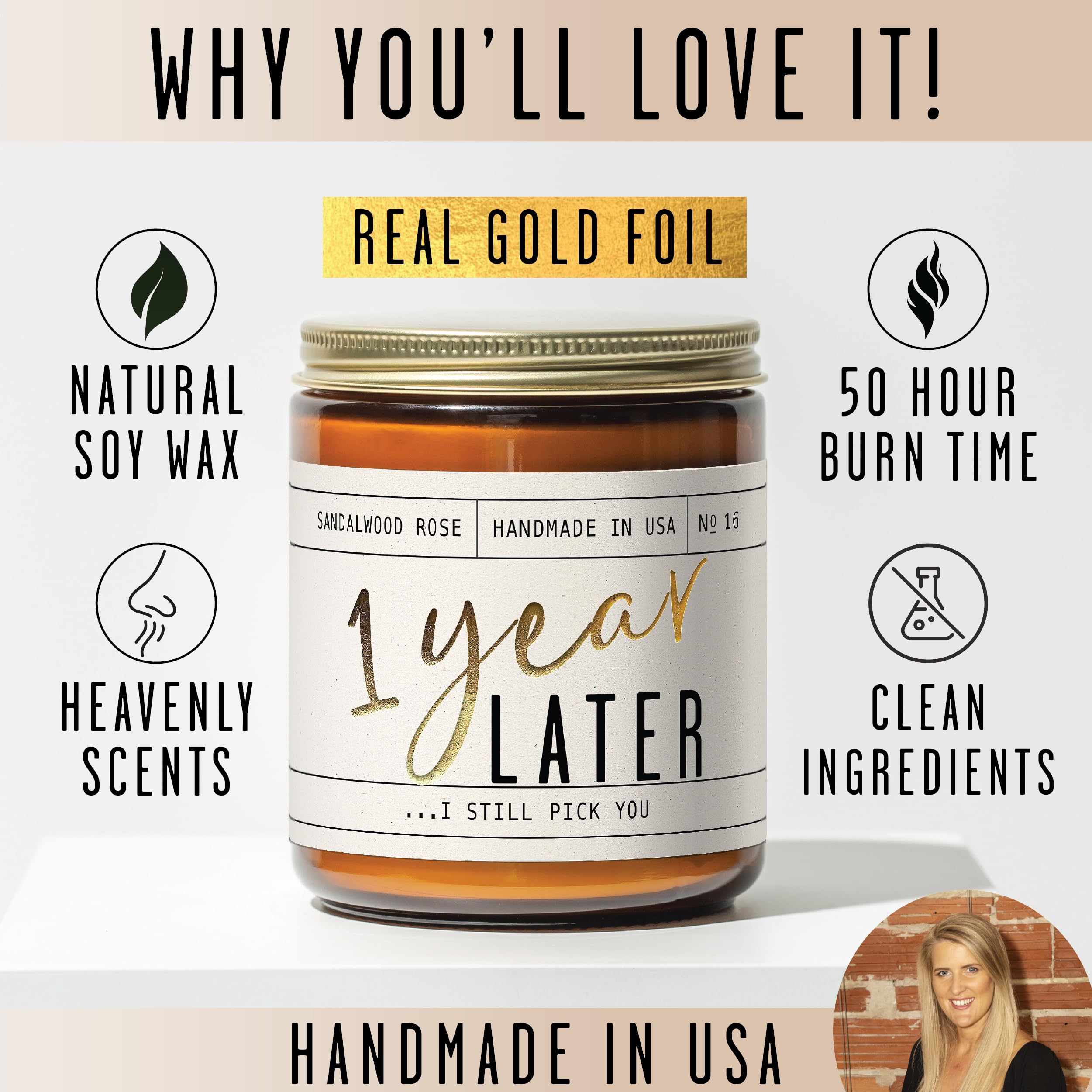 Reusable glass jar candle for eco-friendly burn