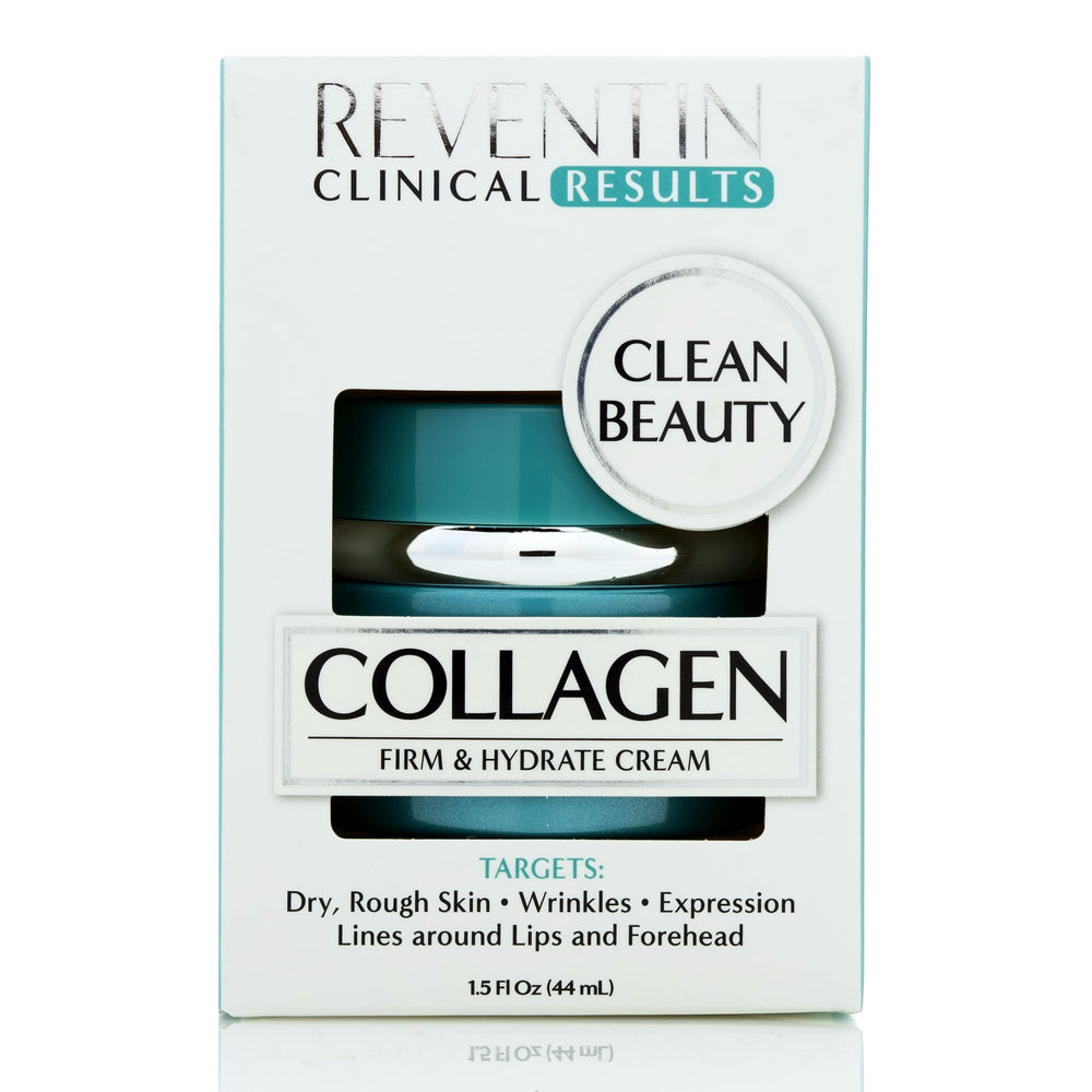 Reventin cream texture spread on skin highlights smooth, moisturized appearance.
