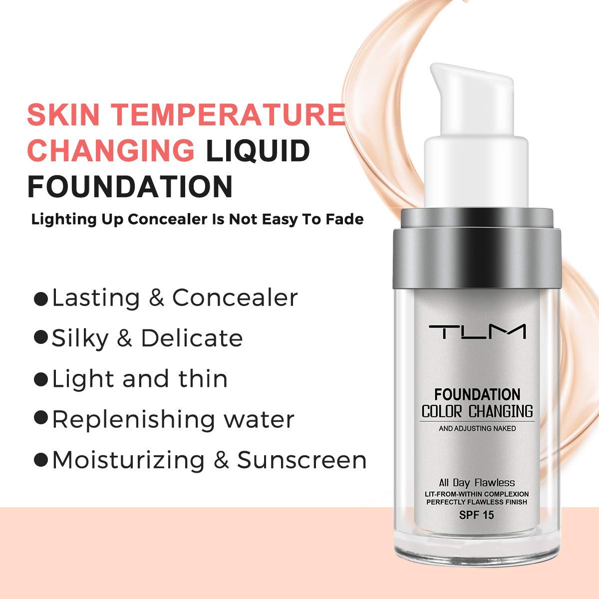 REVIGLAM ReviGLam TLM SPF 15 protection on easy-to-use bottle