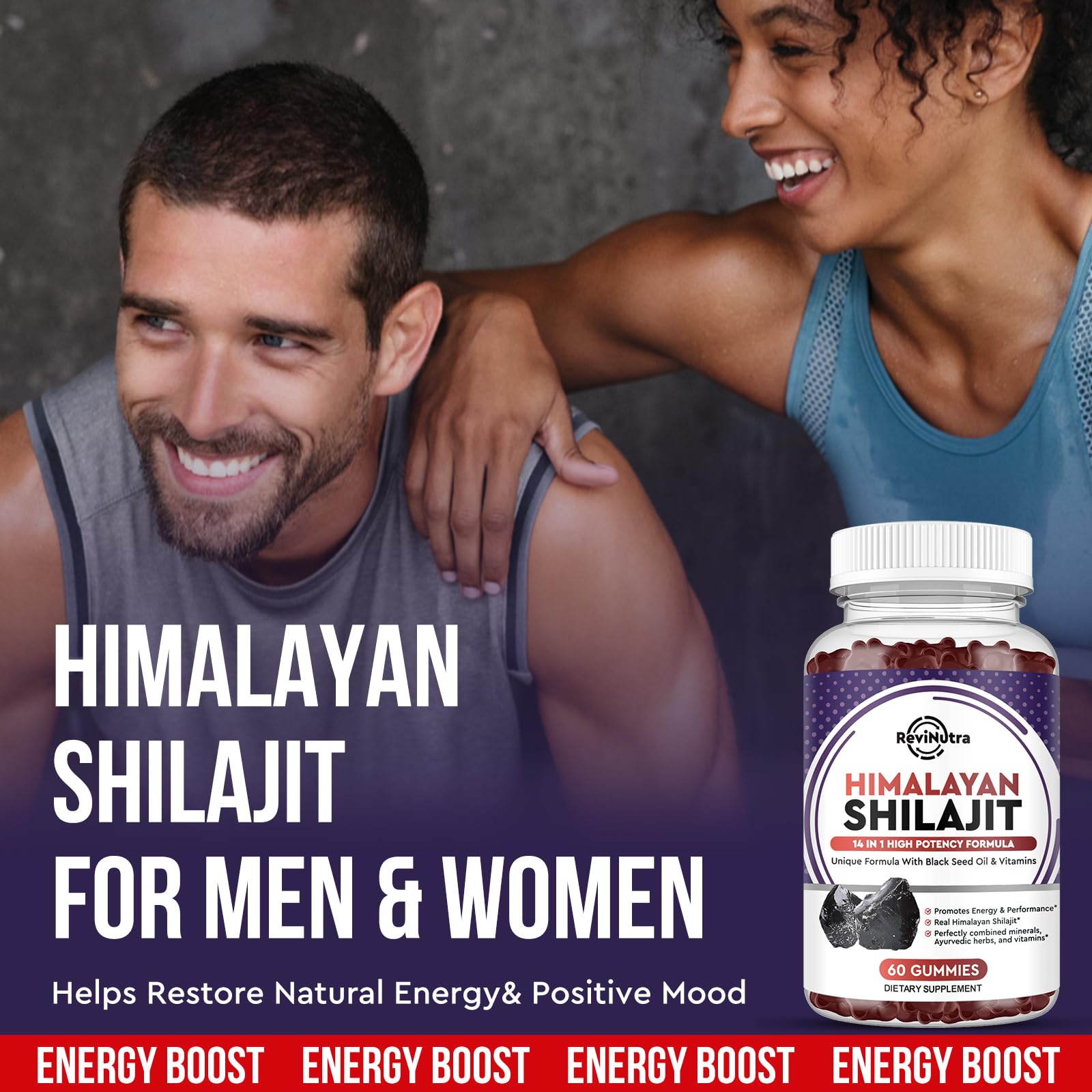 Organic Shilajit resin with 85+ trace minerals