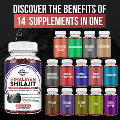 Gummies with ingredients like ashwagandha and turmeric