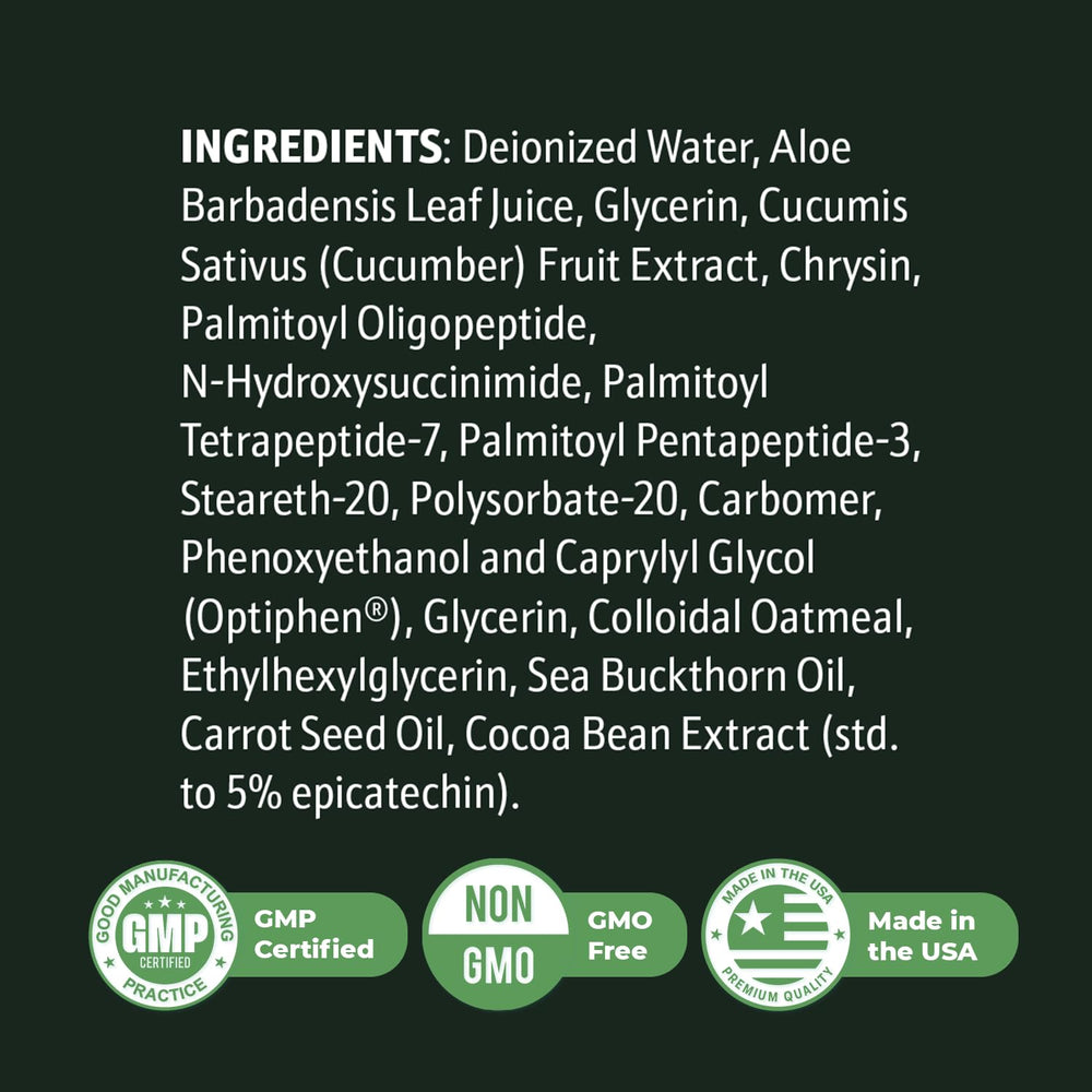 USA made and GMP certified label on ReviTag packaging