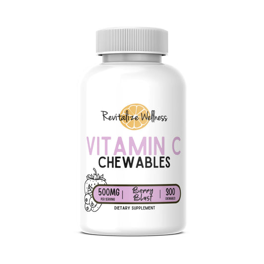 Revitalize Wellness Vitamin C Chewables Berry Blast bottle - 60 servings