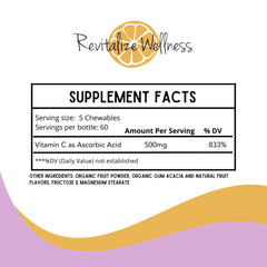 Berry Blast Vitamin C chewables close-up